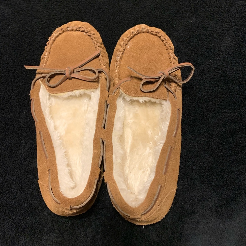 Womans Suede Moccasins